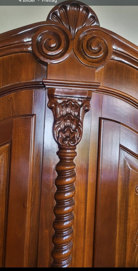 Magnificent Baroque Style Solid Wood Cabinet – Metal (photo 2 of 6)