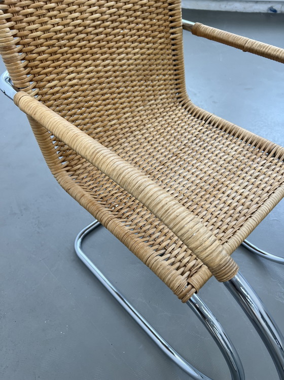 Image 1 of Thonet MR20 armchair Mies van der Rohe wickerwork 1960s S533 Bauhaus design