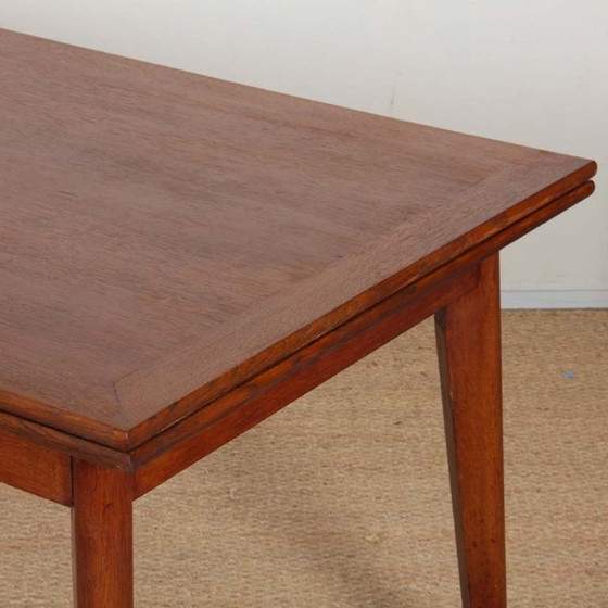 Image 1 of Extendable oak dining table from the 1950s