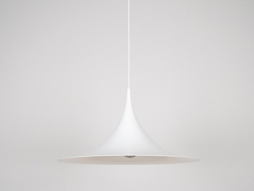 Danish vintage Semi pendant lamp by Bonderup and Thorup, 1968