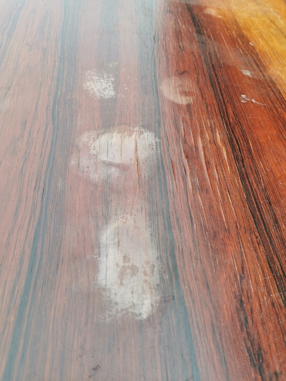 Image 1 of 6 sedie da pranzo vintage e tavolo allungabile di Fristho