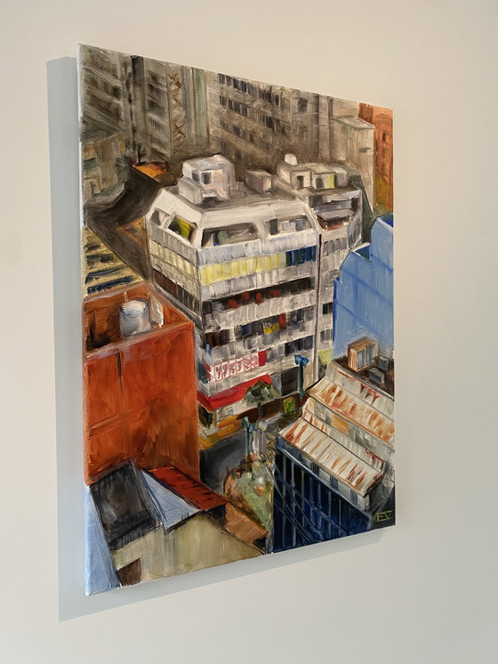 Image 1 of Shinjuku, Tokio - Öl auf Leinwand