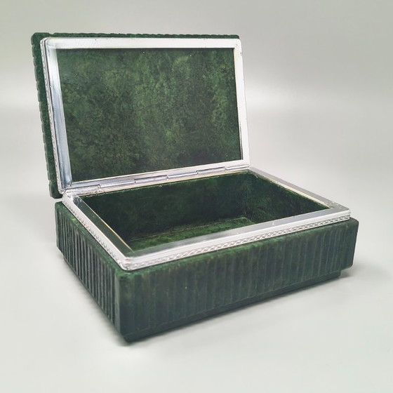 Image 1 of Ensemble à fumer vert albâtre des années 1960, par Romano Bianchi, fait main