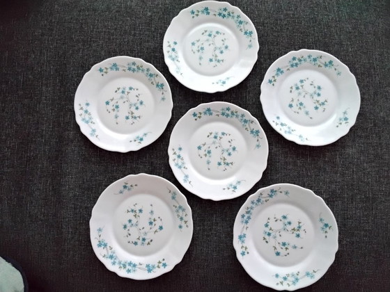 Image 1 of ARCOPAL 6 piatti piccoli collezione Veronica Myosotis