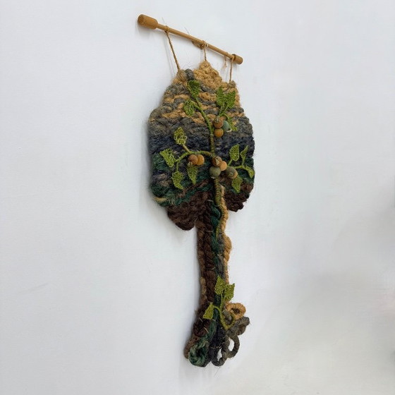 Image 1 of Wandteppich in Form eines Baumes, 1970er Jahre