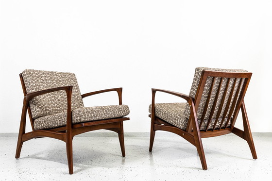Image 1 of Fauteuils style années 60, Danemark, lot de 2