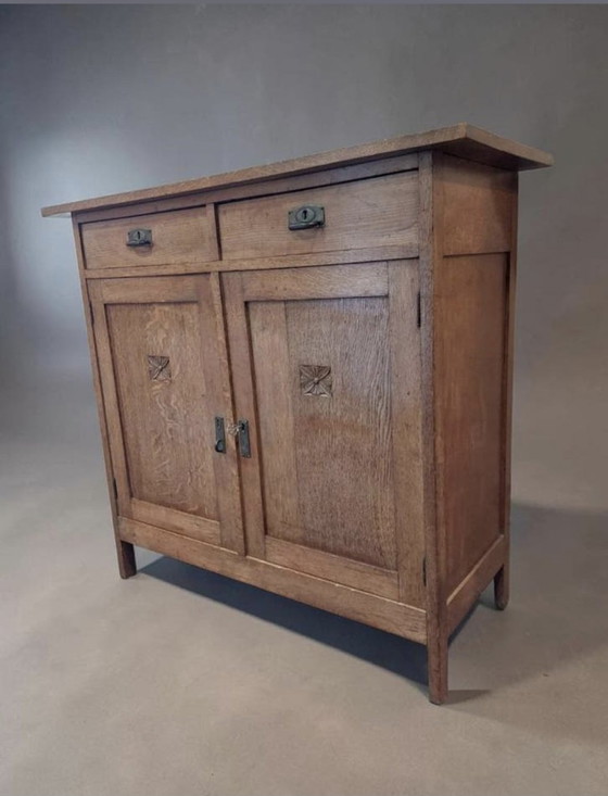 Image 1 of antiker Art-Deco-Schrank, Sideboard, Kommode