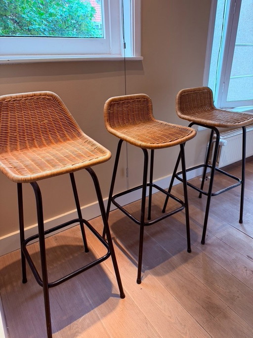 Rohé Noordwolde Rotan Barkrukken, 3 stuks