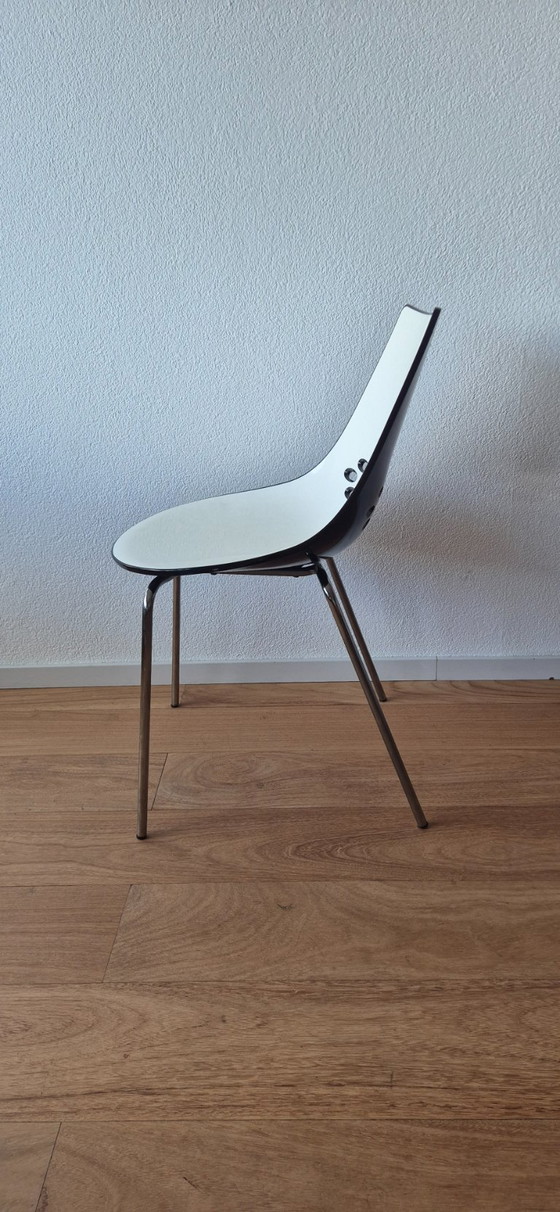 Vintage Calligaris Chair – Dining chairs, Plastic, Chrome (photo 3 of 5)