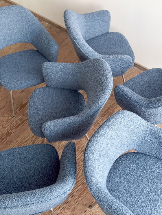 Image 1 of Executive Armchairs by Eero Saarinen for Knoll International, Germany, Set of 6