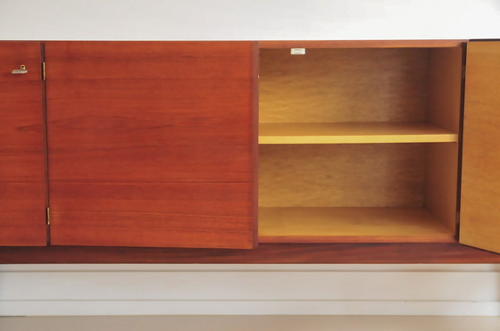 Image 1 of Vintage Deens Dressoir Zwart Wit Lades