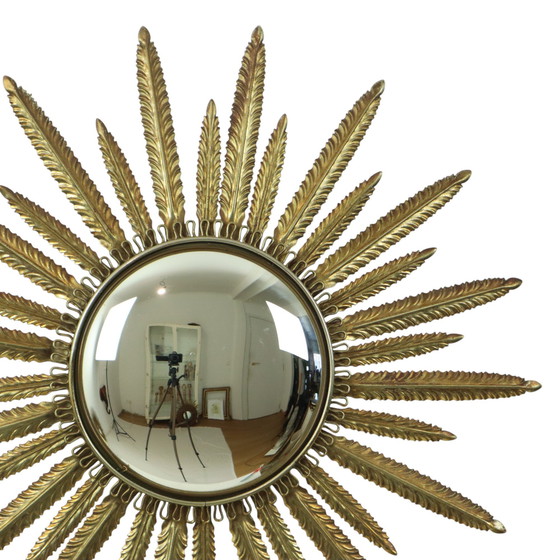 Image 1 of Mid - Century Sun Mirror Deknudt