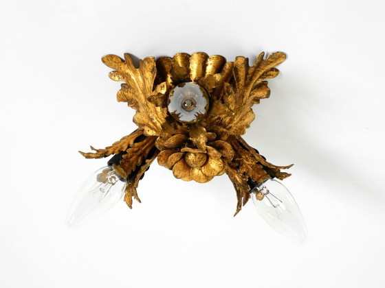 Image 1 of Magnifique petite lampe de plafond de la marque Banci Firenze, Italie, datant des années 1960.