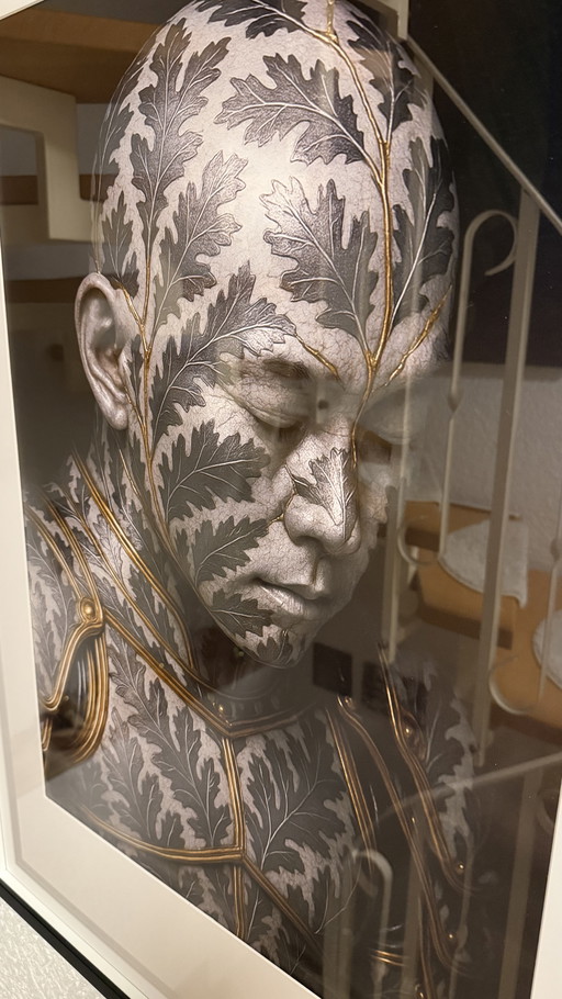 Kintsugi Samurai Titan Warrior by Rotan Hunt Mural