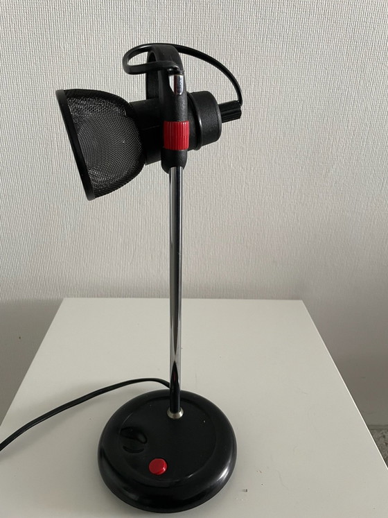 Roger Tallon Schreibtischlampe für Erco., Schreibtischlampen, Metall, Kunststoff, Schwarz (Foto 4 von 5)