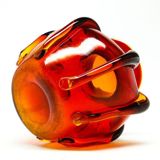 Image 1 of Postmodern Vase by Cracow Institut of Glass, designed by Jerzy Słuczan-Orkusz, Poland, 70s