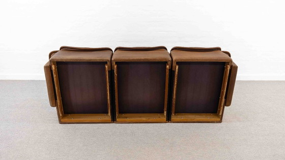 Image 1 of Modular De Sede Sofa DS-12 in Cognac Leather, 70s