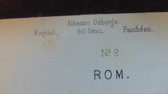 Image 1 of Karl Lindemann-Frommel (1819-1891) Lithographie Rom