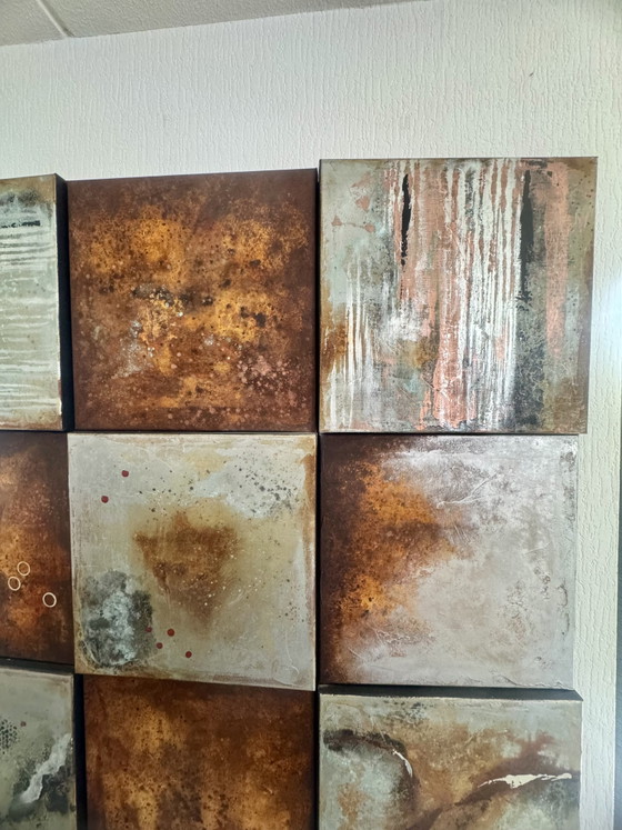 9-Luik Abstracte Kunstpanelen – Canvas (photo 4 of 9)
