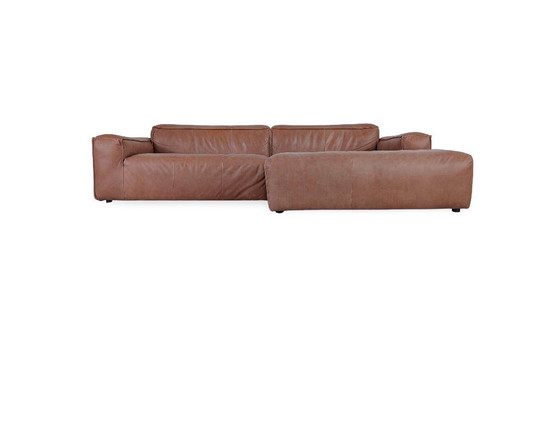 Image 1 of Divano ad angolo in pelle originale Freistil 187, marrone, divano di design di Rolf Benz