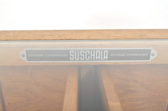 Image 1 of Vintage shop display case / counter in oak, 1930s