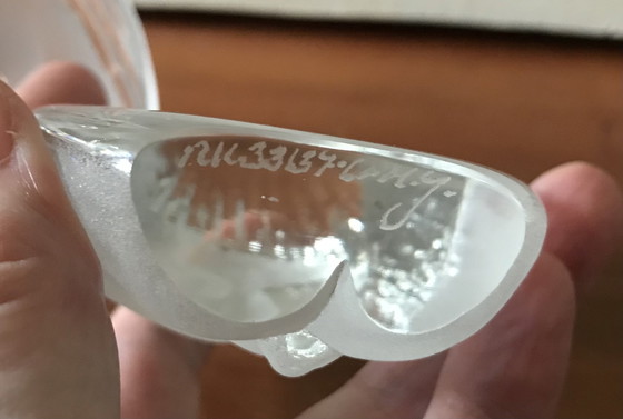 Image 1 of 2 beeldjes Adam en Eva van kristal 