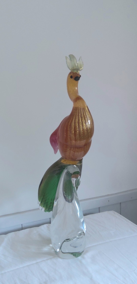 Image 1 of Pauw Murano glas Formia Bladgoud