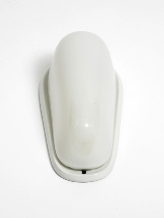 Image 1 of A Mid Century Modern Wagenfeld glass ceramic wall lamp