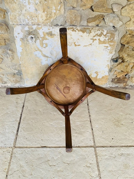 Sgabello vintage in legno curvato di Baumann, risalente agli anni '50 circa. – Sgabelli, Wood (photo 18 of 20)