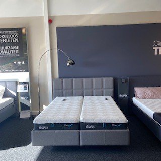 TEMPUR Grey Relax bed - 160x200 STATIC