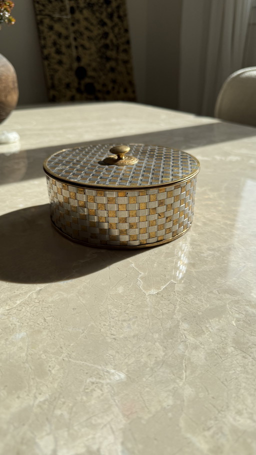 Scatola vintage in rame - fatta a mano