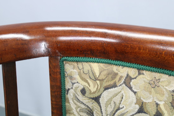 Image 1 of Josef Hoffmann Variation of Art Nouveau "Fledermaus" Sofa