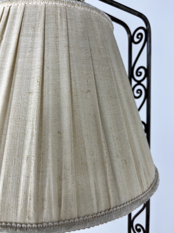 Art Deco Amsterdamse School lamp vloerlamp jaren twintig – Vloerlampen, Metal, Textile (photo 14 of 14)