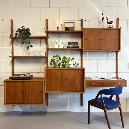 Vintage wandmeubel •Preben Sørensen / PS System•