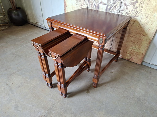 Classic English Side Table Set
