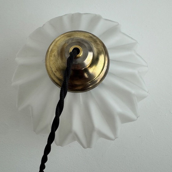 Image 1 of Vintage Scandinavische origami kleine hanglamp