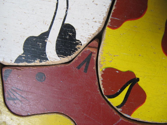 Enzo Mari Puzzle Tierpuzzle – Danes Milano, Enzo Mari, Dekorative Objekte, Holz (photo 14 of 16)