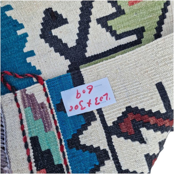 Maimana Kilim Tapijt | Turkse Stijl Handgeweven Vlakweefsel | Wollen Vloerkleed | Handgemaakt Tapijt | 80 × (photo 9 of 12)