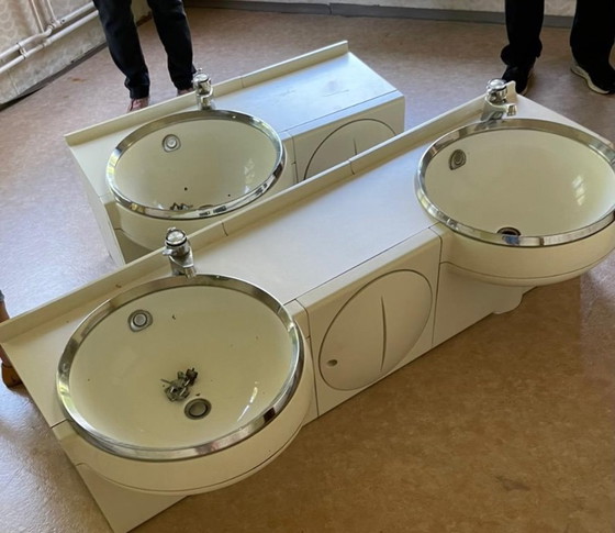 Image 1 of SPACE AGE LAVABO - Restaurierungsprojekt - CRB Arredamenti