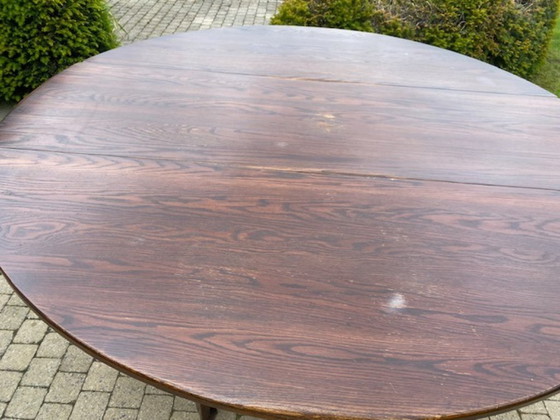 Image 1 of Antique (copy) English Gateleg Table – Oak