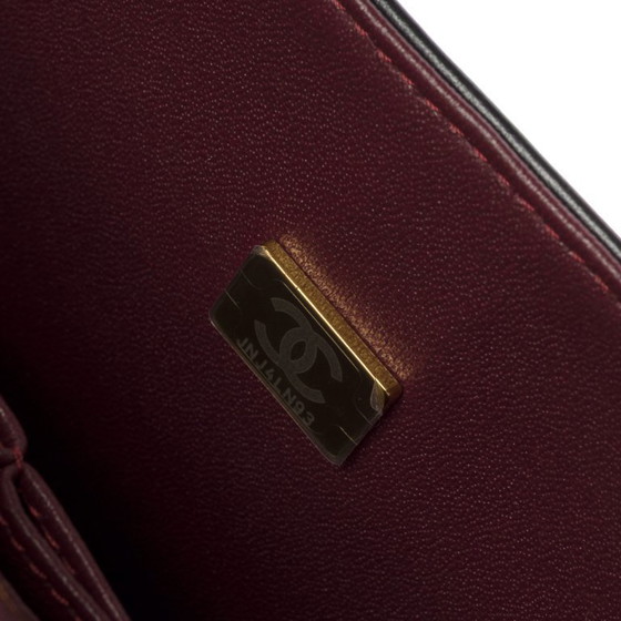 Image 1 of CHANEL Timeless/Classique Tasche aus schwarzem Leder - 103505