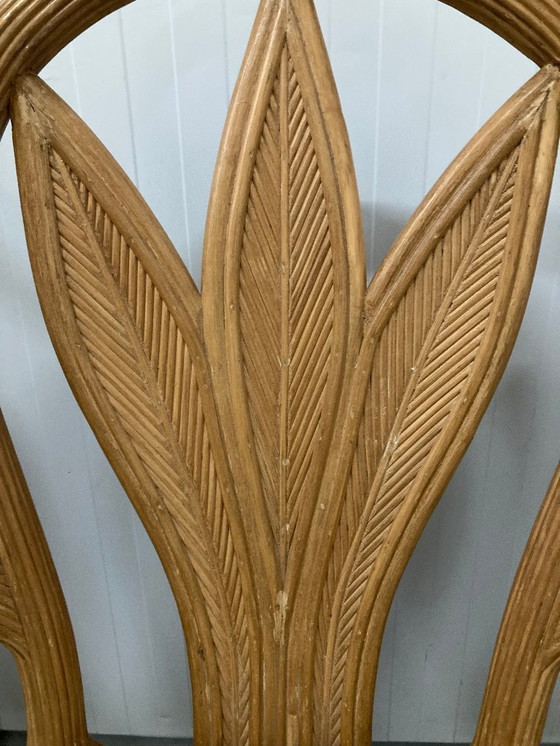 Image 1 of 4 Vivai del Sud eetkamerstoelen van riet, bamboe en palmbladeren