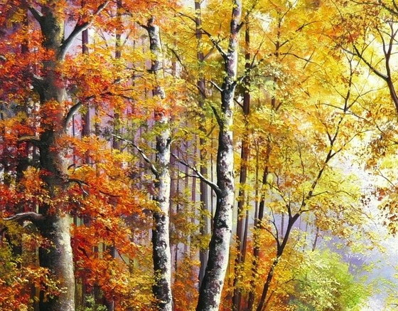 Image 1 of Tomasz Kachelski "Straße im Herbst"