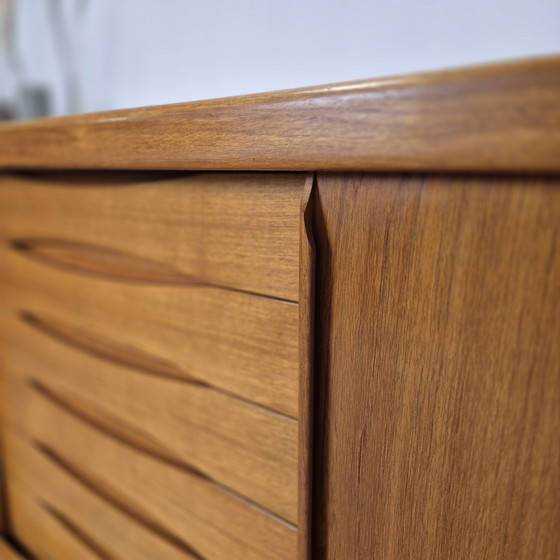 Image 1 of Credenza in teak vintage anni '60 Dyrlund, pensile e mobile TV