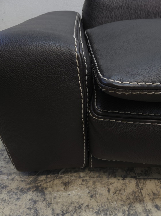 Image 1 of Sofá grande Roche Bobois, sofá de diseño, sofá de cuero marrón