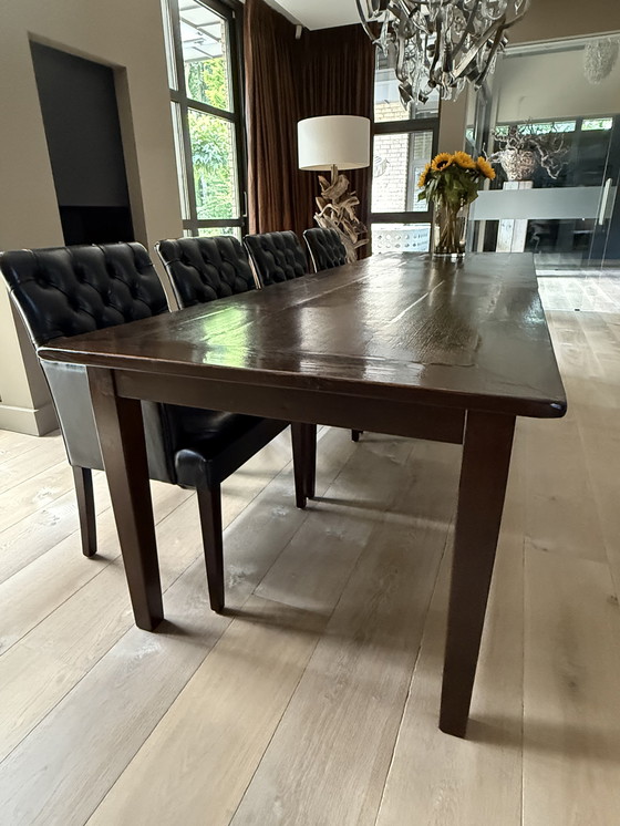 Image 1 of Table de salle à manger en teck