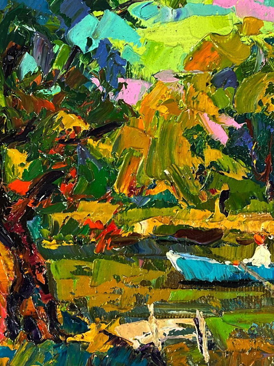Image 1 of Fishing on the River Bank