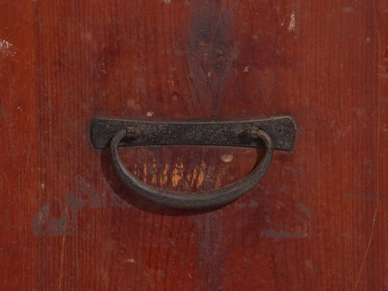 Small antique Japanese cupboard - Meiji / Taishō Period (c. ) #68 – Storage cabinet, Iron (photo 32 of 40)