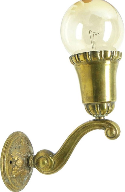 Wandlampe aus dem frühen 20. Jahrhundert, Deutschland – wandlampen, Brass