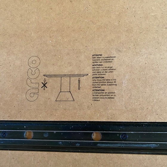 Image 1 of ARCO Dining table with stone base